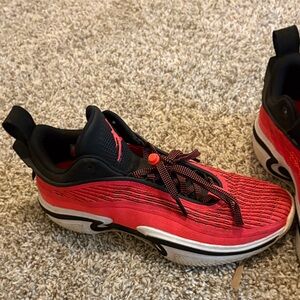 Jordan Men's Vibrant Red Athletic Shoes